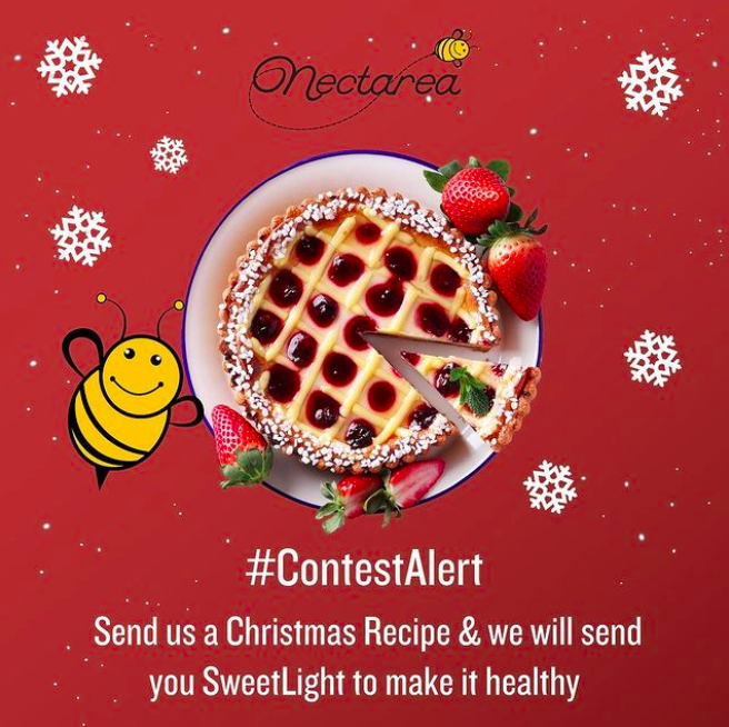 NectareaSweet's tweet photo. #ContestAlert: Let #Nectarea be #Santa for you this year! Send in a Christmas recipe that you plan to bake/cook for Christmas and we will send 5 lucky winners Sweet Light to make your Christmas Merry! 🎄
#ChristmasWithNectarea #CheeniFreeWithNectarea #YourLowCalFriend #StayFit https://t.co/HFBQWKjgXa