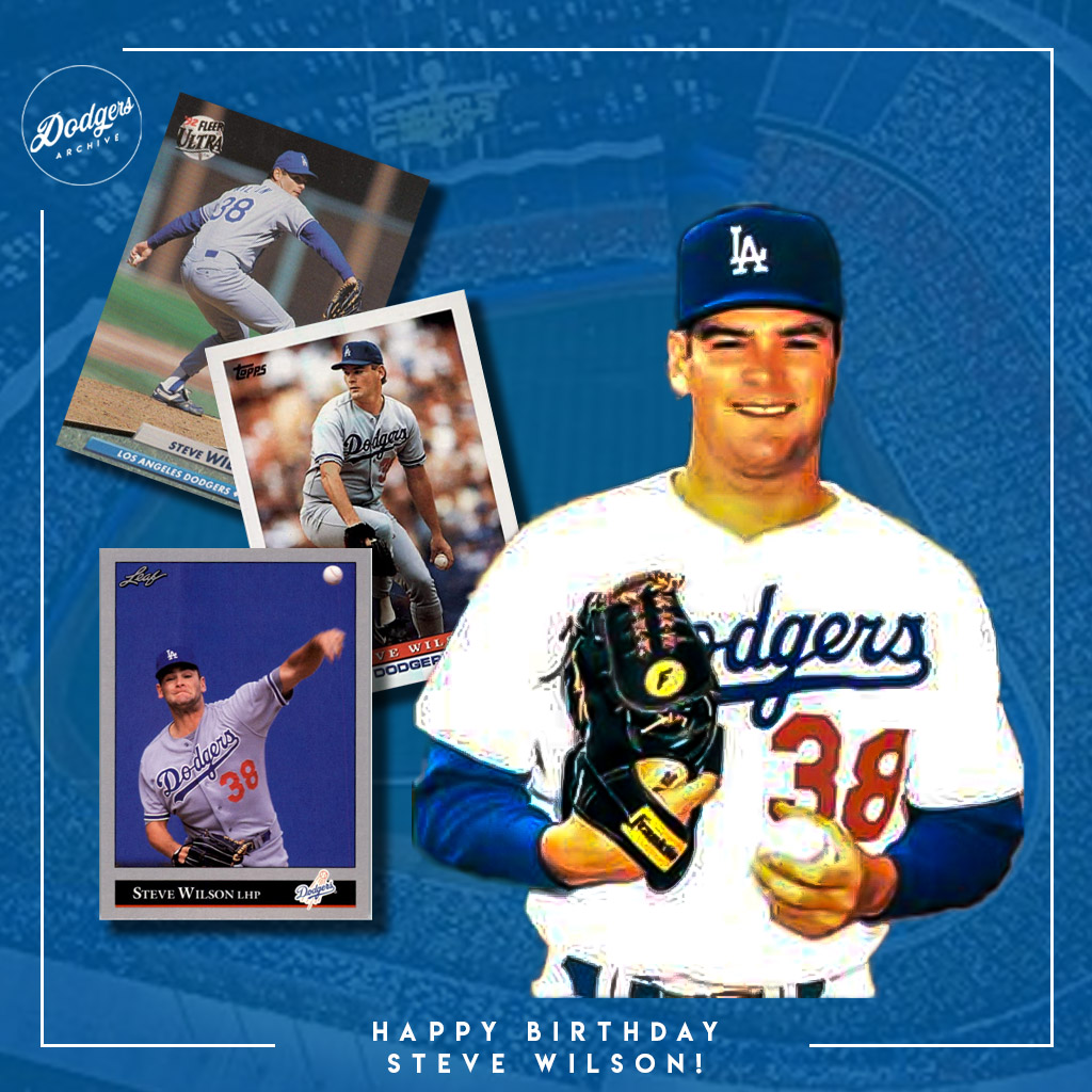 Happy Birthday today to three-year P Steve Wilson, born December 13, 1964. 