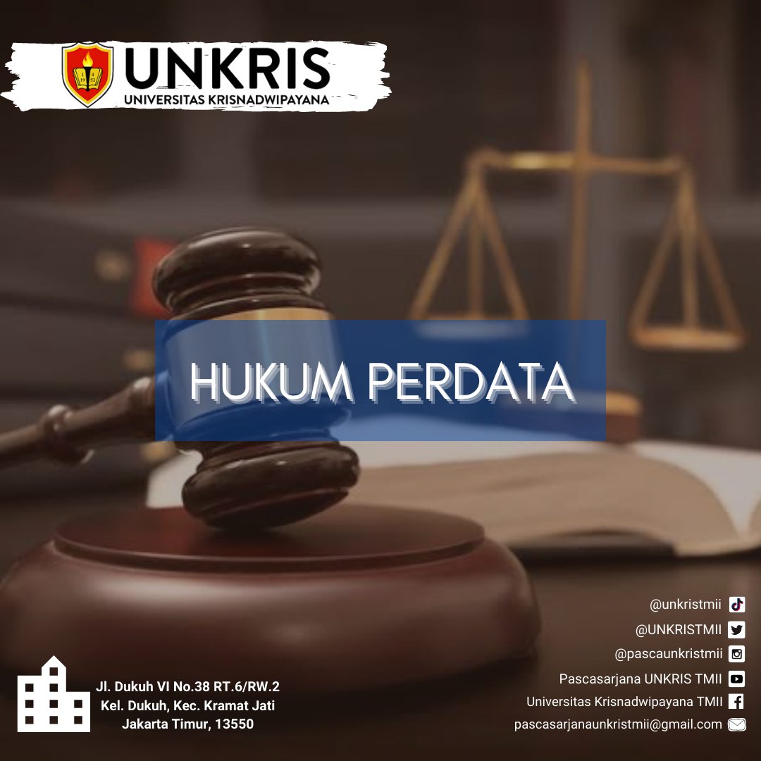 UNKRISTMII's tweet photo. Hai guys.. 😊 Tahukah kamu tentang hukum perdata? Atau ada teman kamu yang belum tahu? Langsung aja tag dimention 😊

Youtube : https://t.co/0pbilmDqkR 
Instagram : https://t.co/dGXl4CeUNW 
Tiktok : https://t.co/wO1w9YLZDV 
Linkedin : https://t.co/8mKfs4SvzT https://t.co/1eF4QbCNq9