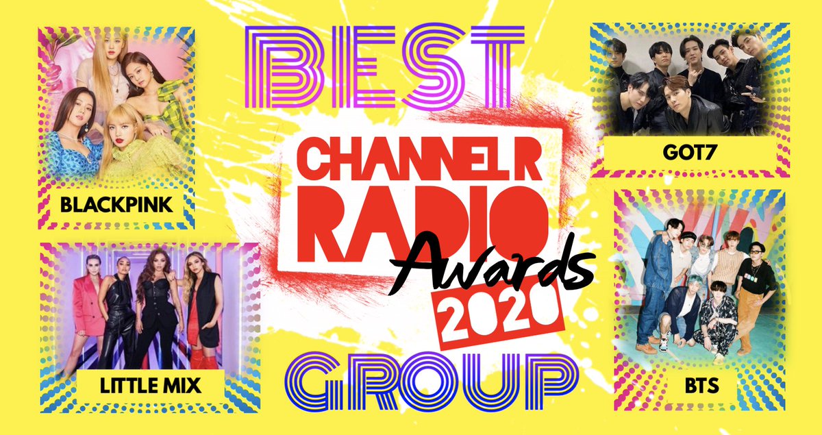Channel R Radio Awards 2020  Best Group - GOT7  Jackson - Best Male Artist, Best Collaboration, Best Album https://channelrradio.com/event/channel-r-radio-awards-2020/