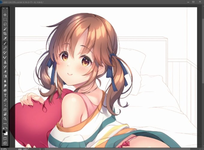 テストで塗り作業配信してみたりしました https://t.co/s0afHRpz0v 