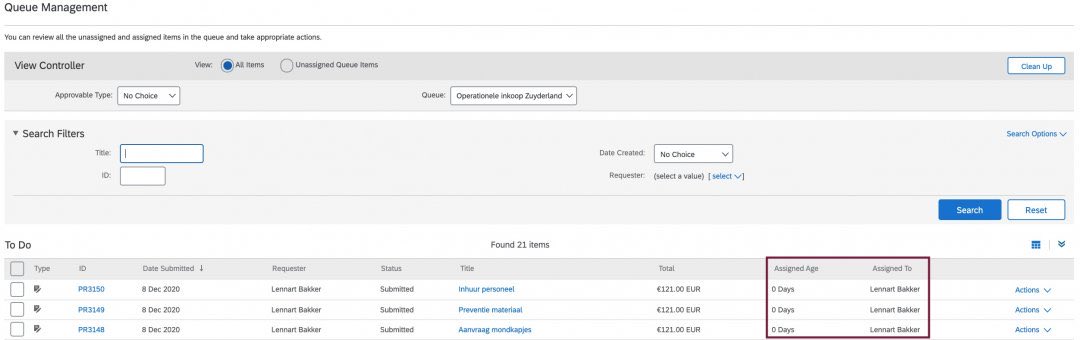 gerrydekker's tweet image. Queue Management in @SAPAriba allows you to assign requests to a specific purchaser. They can be allocated in various ways. Do you want to know more? Please read the latest blog from my @Compera colleague Lennart Bakker: compera.nl/en/queue-manag… 🔴 #wemakeprocurementsimple #sap