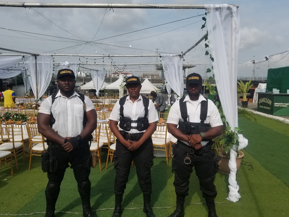 Kingsmensafety's tweet photo. May the blessings of the Lord be with you and your family forever. Another happy client, thanks for trusting us with ur security 🙏🏻 #exnavyboy #lagosweddings https://t.co/IIFDMu8MXp