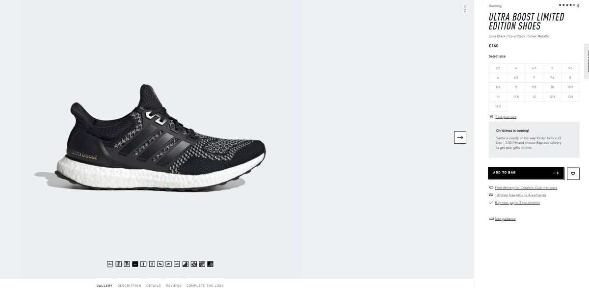 The Sole Restocks The Adidas Ultra Boost 1 0 Ltd Black 3m Reflective Launched At Adidas Uk Link T Co Qrvvpwwm3s