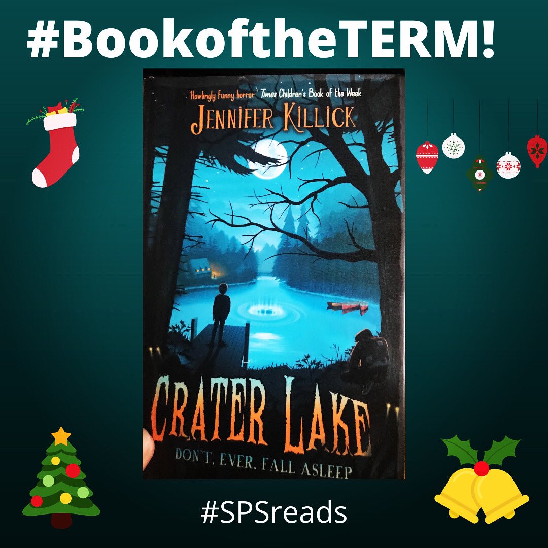 LibrarySps's tweet photo. The most loaned book this Autumn term is #CraterLake by @JenniferKillick @FireflyPress, deservedly winning SPS Book of the Term!
The perfect mix of horror, suspense, sci-fi, adventure & humour; it’s an incredibly entertaining read!
#SPSreads #BookoftheTerm https://t.co/9N1ADfCfND