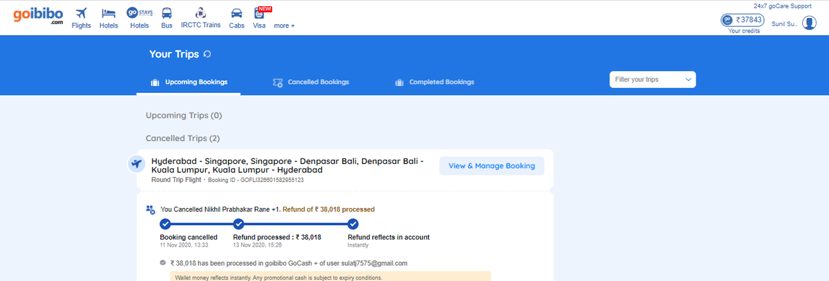 prerna_aher's tweet photo. I want money back to my account not i wallet. also the paid amount was INR39091

U7WQ6M &amp; N4FKKT 

@goibibo https://t.co/LlTV0d2RMM