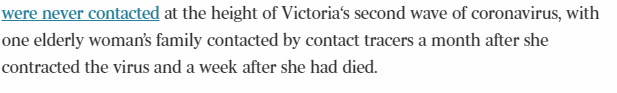 I am yet to see evidence that an elderly woman's family was contacted a week after she died. If evidence can be provided I will concede this point but until them I'm calling it fabricated bullshit.  #auspol  #springst  #thisisnotjournalism  #MurdochRoyalCommission