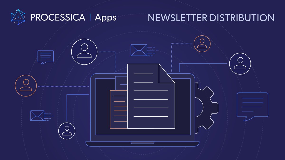 processica's tweet photo. Found the appropriate automation solution for newsletter distribution yet? No? Time to register with #ProcessicaApps for early access
https://t.co/KJUi0y1oCM
#Processica
#NoCodeAutomation #Nocode #NoCodeApplication https://t.co/cvoKznZmIu
