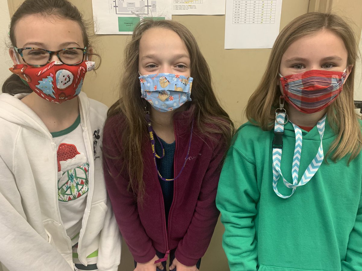 MagnetFairfield's tweet photo. Fairfield kids know how to mask up and still show off their holiday spirit!! #fairfieldproud https://t.co/850Wey47DH