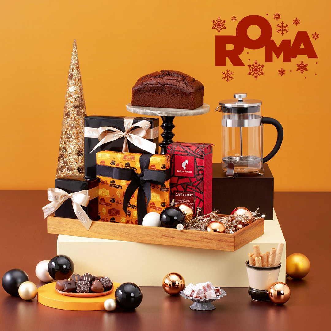 DivanPastane's tweet photo. Bu hediye kahve severlere gelsin! Ahşap tepsi, french press, seramik espresso fincanı, Julius Meinl filtre kahve ve o kahveye eşlik edecek enfes pralin, çikolata kaplı krep ve lokum Roma Tepsi hediye sepetinde! Roma Tepsi https://t.co/SNjMrnP7Ru'de! #DivanYılbaşı2021 https://t.co/UrxIlkL9fo