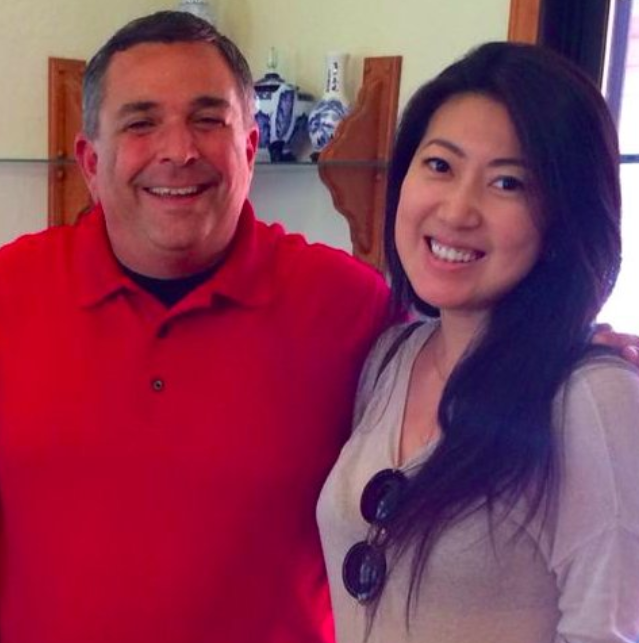 Christine Fang with Tim Sbranti the former mayor of Dublin California and Chief of Staff for Eric Swalwell.