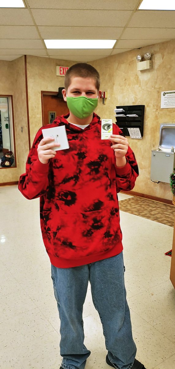 Congratulations to this outstanding Cobra for winning our Apple Air Pod Drawing!  Way to go, Donald!  <a href="/hhscobras/">Hudson High School</a> #cobrapride