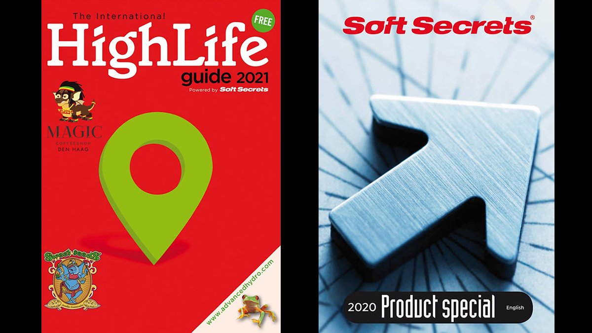 With great emotion we present: 
 
- The legendary 2021 High Life Guide, bit.ly/2K2zCXd

- The epic 2020 Product Special, bit.ly/37hc2Pr
 
The future is in our hands!

#cannabis #marijuana #softsecrets #highlifeguide #highlife #productspecial