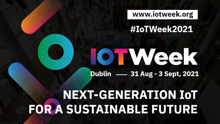The 10th International IoT Week conference will be held in June 2021, from August 31st to September 3rd at the Convention Centre Dublin, Ireland.
Join us in Dublin next year!
iotweek.org  #IoT #IoTConference #IoTWeek2021