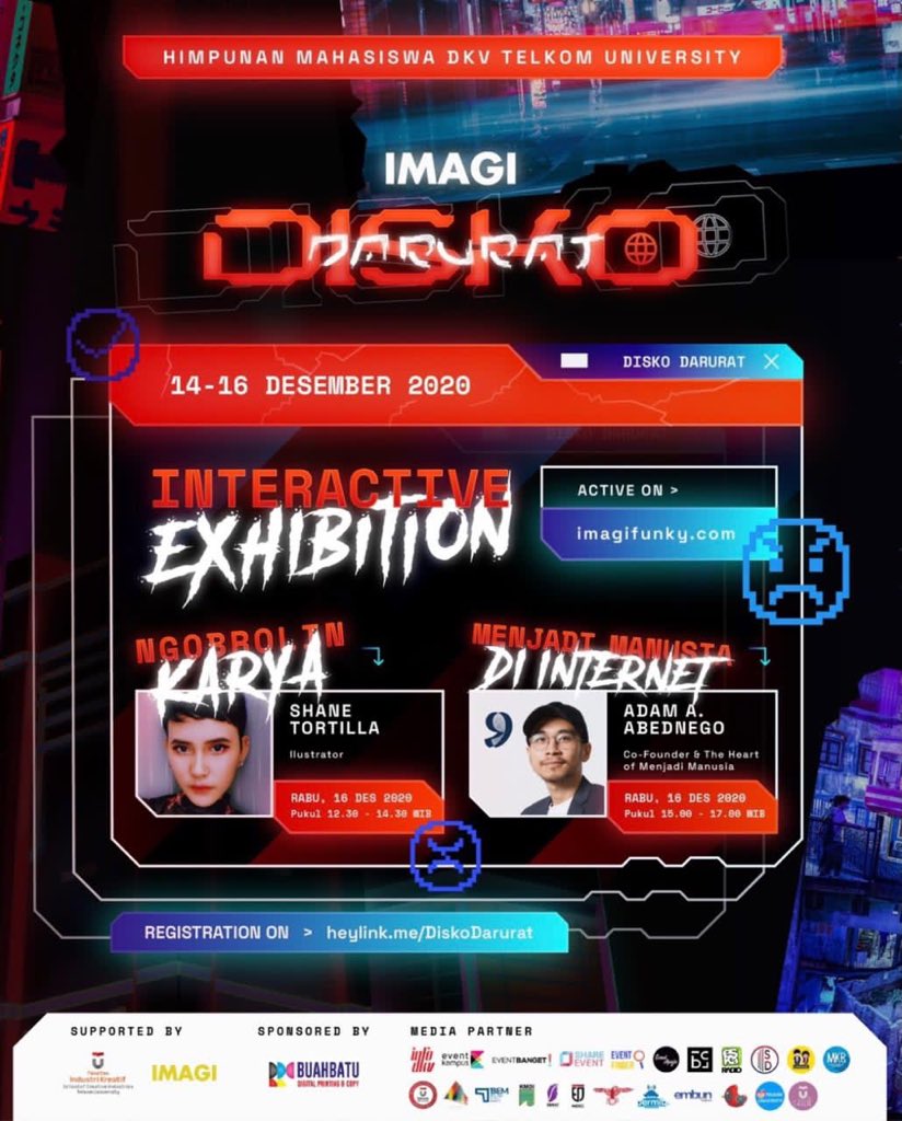 HAAII HAAII
Kami datang lagi niihhh, pasti kemarin-kemarin udah liat kan postingan coming soon nya

tapi kalian udah tau belum acaranya apaaa?

Dicatat dan diingat ya jadwalnya!! ditunggu kedatangannya, semakin rame semakin seru loh, biar dapat pengetahuan juga nii

See you!