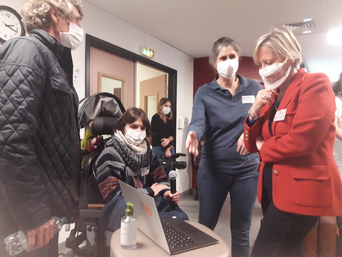 HelierPole's tweet photo. ♿️ Découverte du fauteuil roulant intelligent pour faciliter les déplacements et partage sur les tests d’usage du #livinglabISAR
#handicap #autrementcapable #autonomie #robotique #adaptproject
@MarieBabel @handicap_gouv  @s_cluzel  @INSA_Rennes https://t.co/nvEzxpzCT0