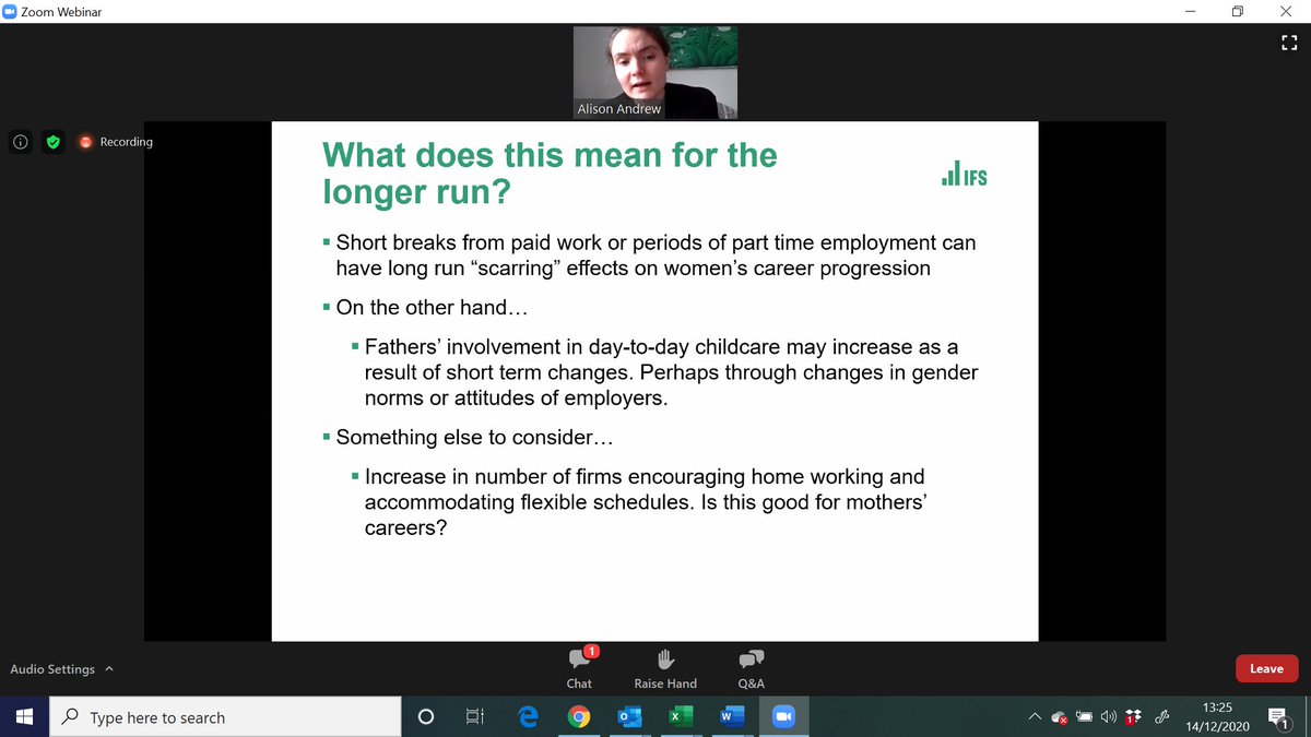 What lasting changes can we see when it comes to unpaid work and paid work post  #Covid " We are starting to see more companies embrace flexible and home working but we will have to see whether this becomes a norm across the board" Alison Andrew from the  @TheIFS  #CaringEconomyNow