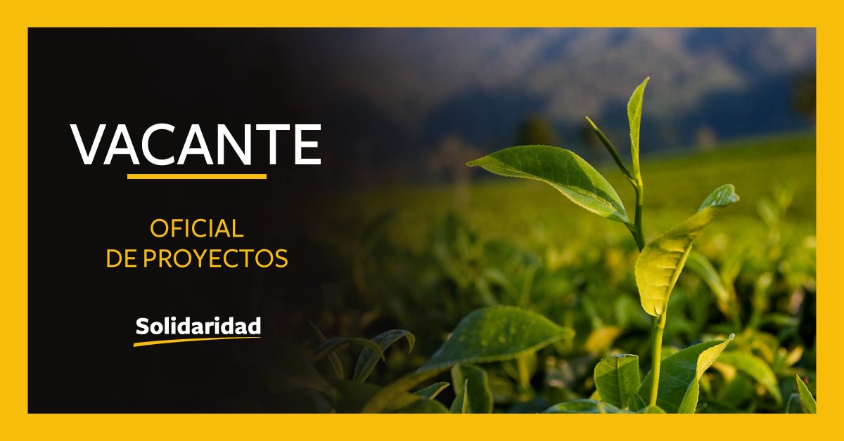 VACANTE | Nuestra oficina en Buenos Aires, Argentina, está en la búsqueda de un(a) Oficial de Proyectos (OP) para apoyar a sus diversos programas de commodities.
Envíe su carta de motivación y hoja de vida hasta el 15 de Enero del 2021. ➡️ bit.ly/2Knu8WP