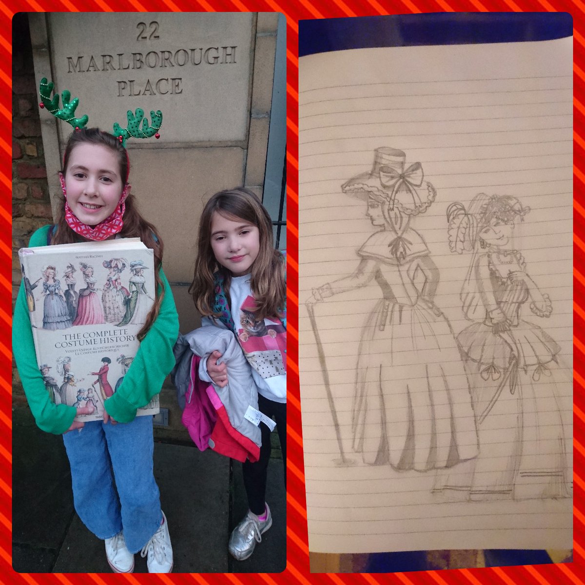 When the biggest book in the library inspires big creativity...! #aslreads #aslcreates