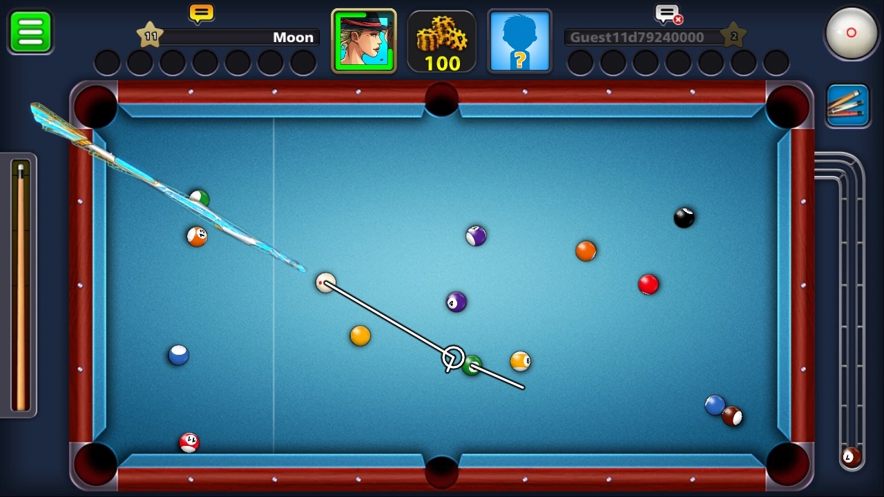 8 ball pool clearance trick shots
