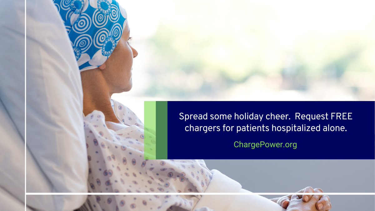 CHARGE_SG's tweet photo. No one should spend the holidays isolated and alone. If you know a #healthcare worker, #doctor, or #nurse please share this message with them so that they can request FREE phone chargers for patients at their facility. #hospital #holidaycheer https://t.co/jlm6r8yxwL