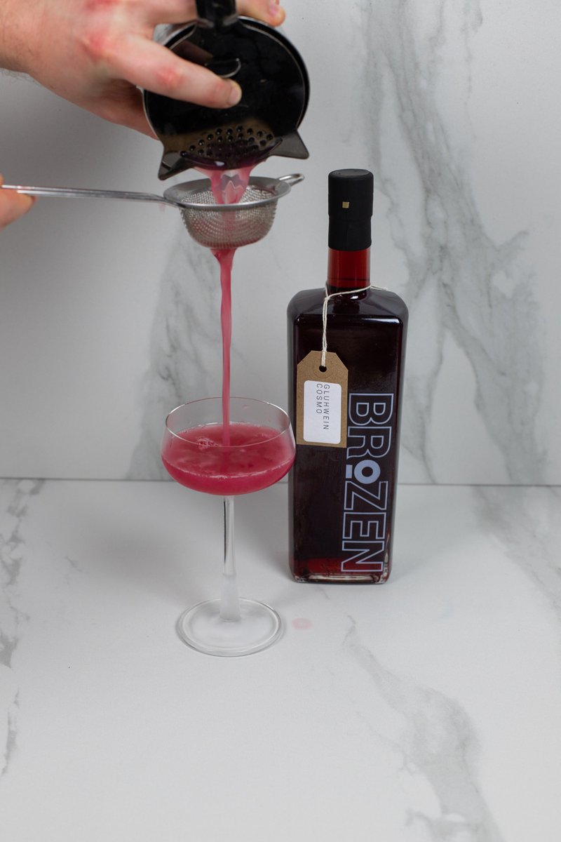 BrozenBar's tweet photo. In the run up to Christmas, our Gluhwein Cosmo is a great option for a festive drink, featuring our homemade Gluhwein syrup, vodka and Cointreau. https://t.co/w1DHn0A5QS