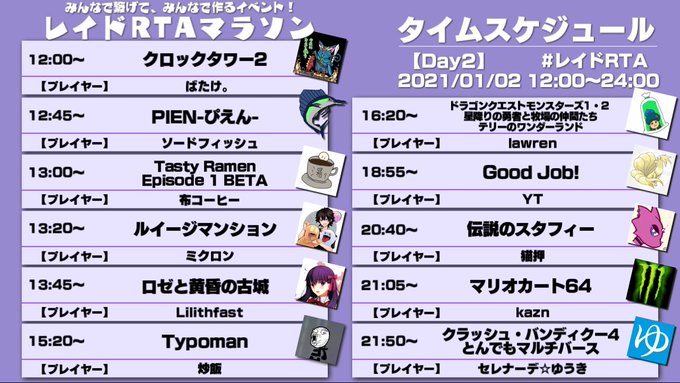 R 0109さん がハッシュタグ レイドrta をつけたツイート一覧 1 Whotwi グラフィカルtwitter分析
