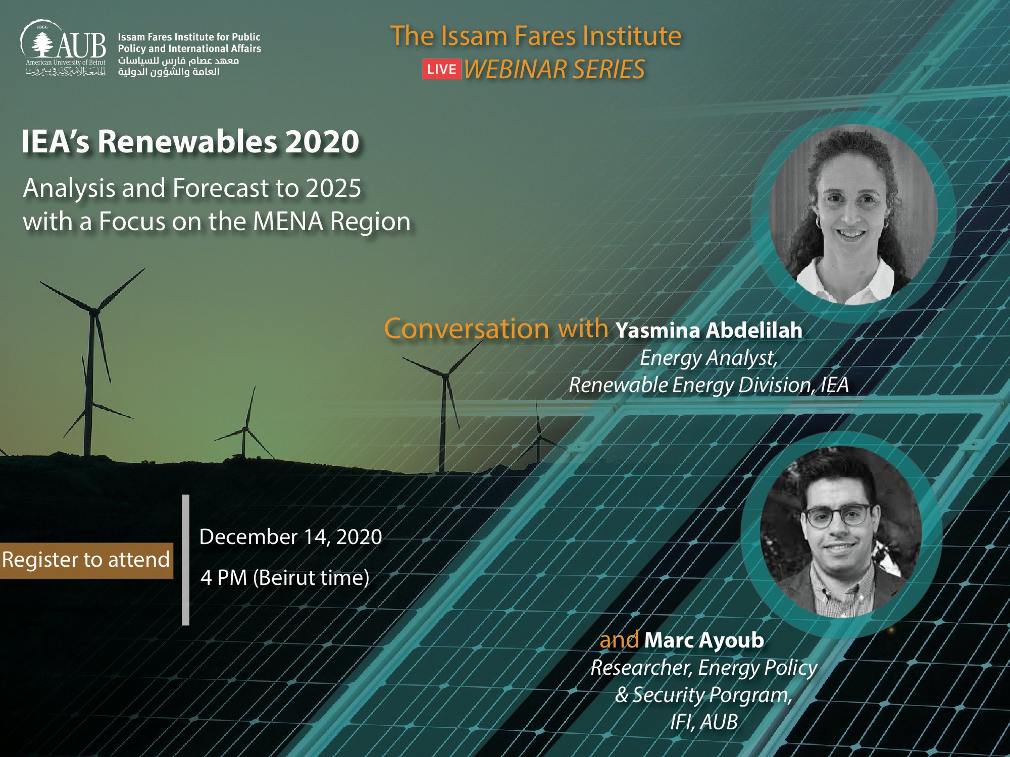 IFI at AUB on Twitter "We're going LIVE in 30 mins! Don't to