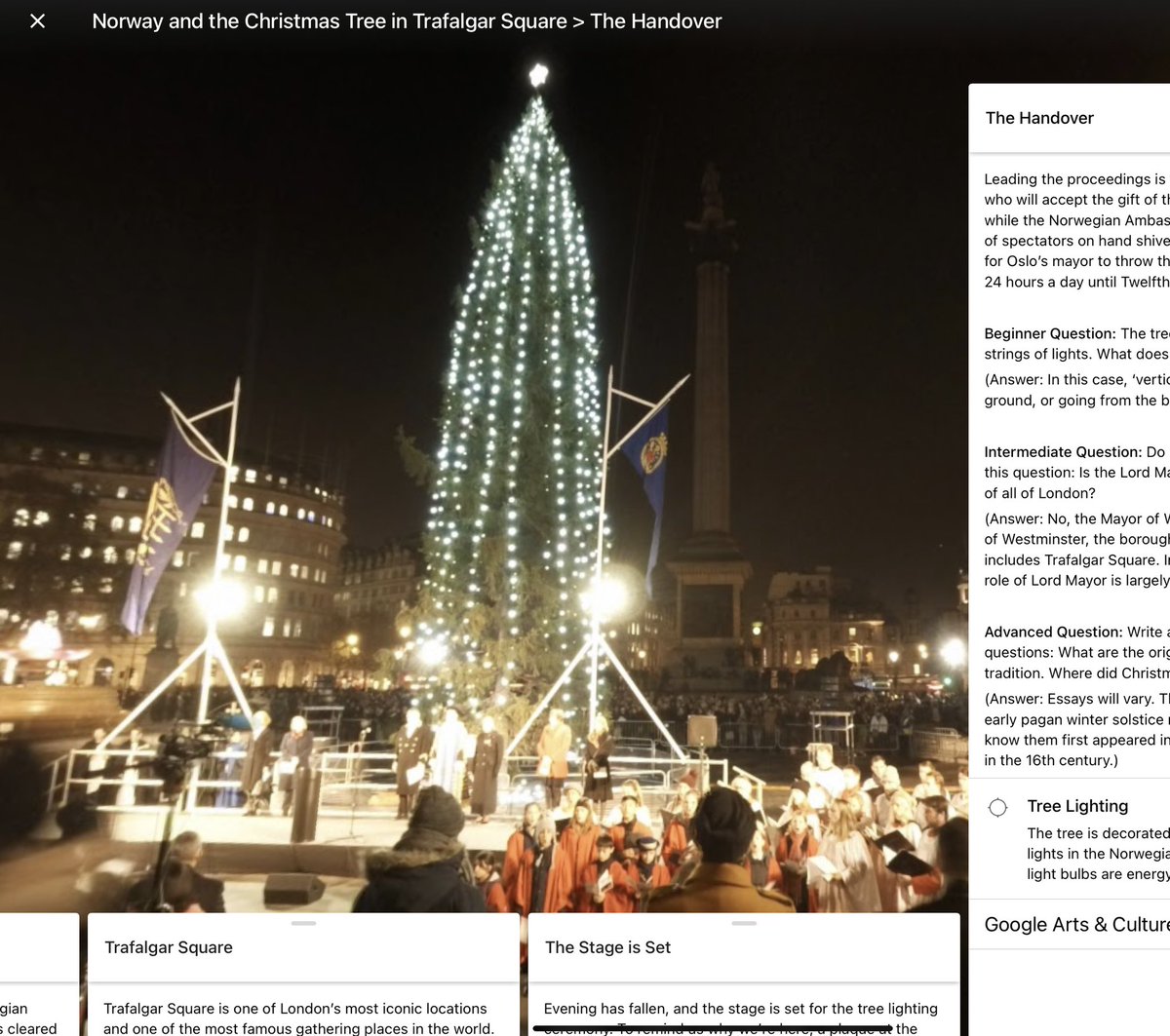 belden_trixi's tweet photo. Donnerstag machen wir einen #Weihnachtsausflug: Zuerst besuchen wir den #Weihnachtsmann am #Nordpol, fliegen dann gen #London, wo jedes Jahr eine norwegische Tanne und Straßenschmuck zelebriert werden und später gehts nach Australien, Island und Japan. 
#videochat #primaredu #VR https://t.co/NYPR0AWmD5