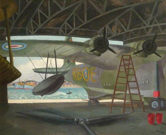mike_loseby's tweet photo. War Art by #JohnNash (1893-1977)..In the main, a self-taught artist and younger bro' of Paul Nash..
Although best known for his landscapes and still-lifes, John Nash's work as an official #WarArtist WW1/2, was highly regarded..
Founder member of #LondonGroup of artists 1914.. https://t.co/f4td3QcATH