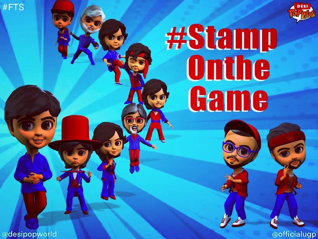 DesiPopWorld's tweet photo. An ode to Bollywood’s Icon: #stamponthegame is all about How BigB left a stamp on our hearts through his iconic performances. 
Tell us about your #stamponthegame and 
What is your game? 

Check out our music video in collaboration with @officialugp 

@amitabhbachchan @Shailja https://t.co/m1m96acbml