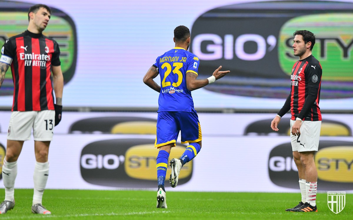 🔟 Gare
3️⃣ Gol
2️⃣ Assist

👏🏻🇧🇷 <a href="/hernaniAZE/">HERNANI Jr.</a> 🇧🇷👏🏻

#ForzaParma🟡🔵