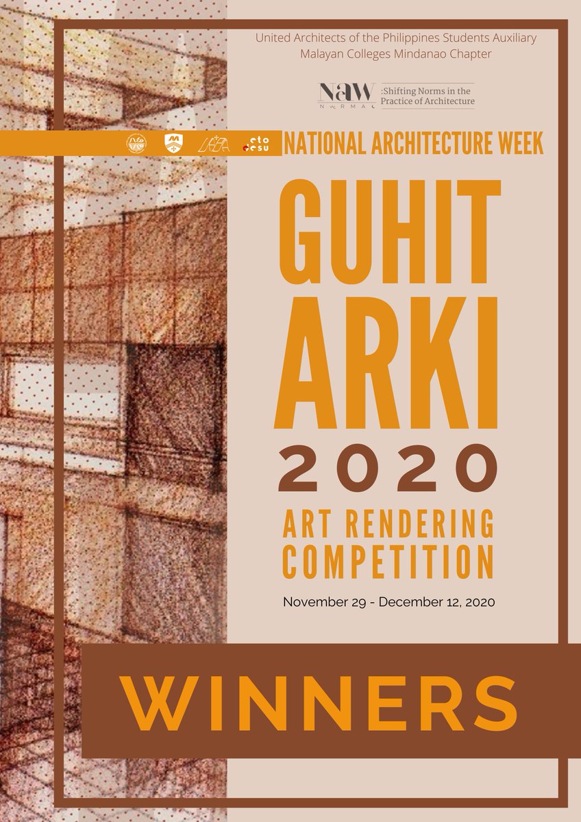 LOOK | The Jury Has Spoken!

Here are the winners of our GUHIT ARKI 2020 Art Rendering Competition!

#UAPSAMCM
#NAW2020
#NAWNormal
#TranscendUAPSA