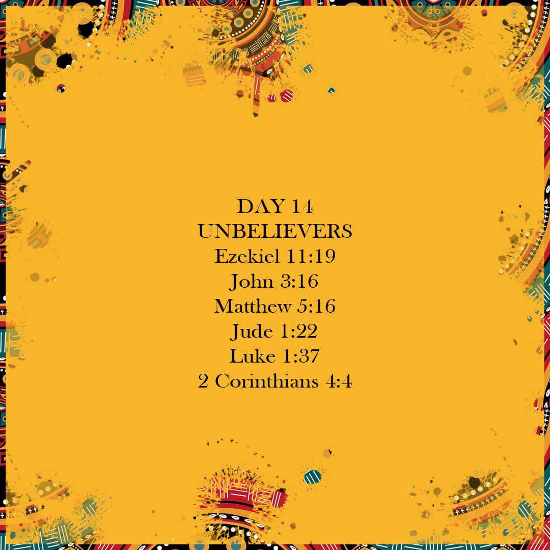 tmcc_co's tweet photo. Today weโre praying for unbelievers. This means anyone who doesnโt believe in the name of Jesus. You can use your friends as a point of contact. #decemberprayers https://t.co/fopi2VFcMC