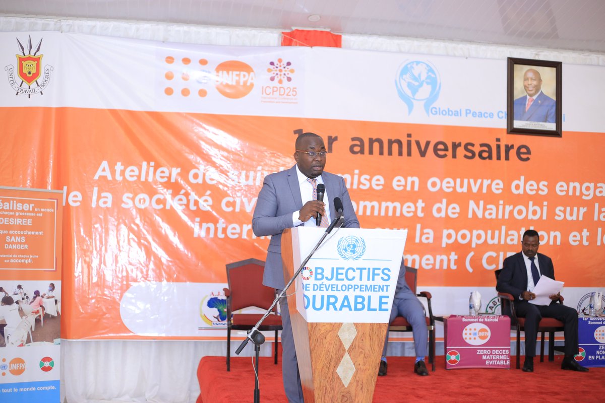 gdcb22's tweet photo. After the Nairobi Summit #ICPD25 , Burundian civil society and #Burundiyouth meet to discuss the commitments made to accelerate the promise. More than 100 young people participated in the workshop..#TheMarchContinues #ICPD25_Bdi @UNFPABurundi @tiemrich https://t.co/XU9OynKXF3