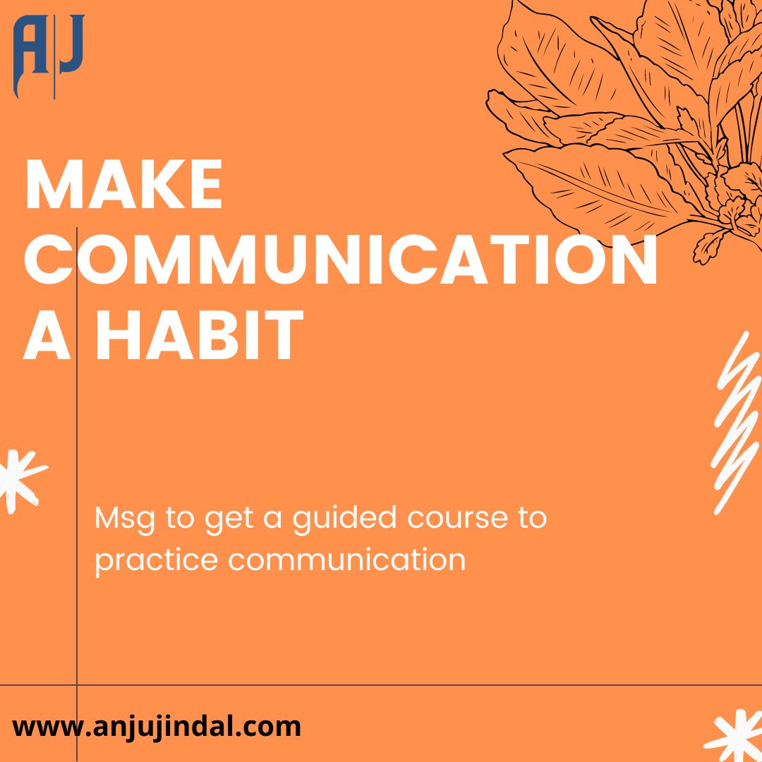 anjujindal's tweet photo. Make #communication a #habit
https://t.co/nzY0iXEFJp
#anjujindal #careergrowthmastermind #motivationquotes #communication #communicatewell #learntocommunicate #habittocommunicate https://t.co/8q5IZZZpHZ