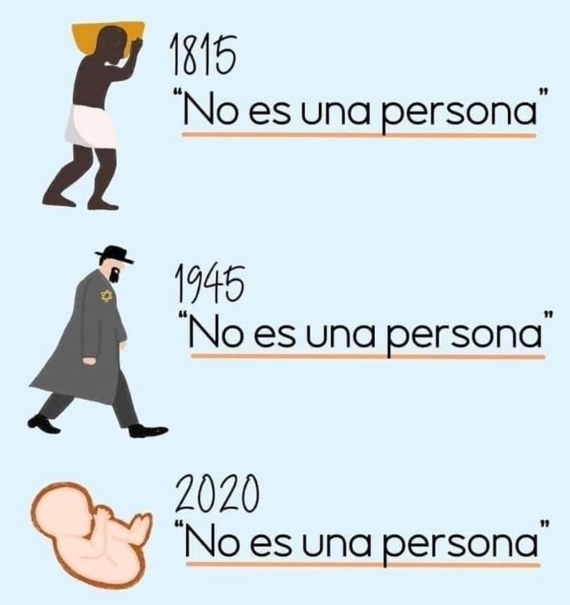 FamiliayVerdad's tweet photo. El #nonacido es el nuevo esclavo sin derechos ni defensa del siglo XXI.
Primero fue el negro, luego fue el judío... ahora ambos sin distinción de sexo y raza...
¿A DÓNDE HEMOS IDO A PARAR?
#noalaborto
#SIALASDOSVIDAS
#abortoesasesinato
#leydelavida
#leydelaborto https://t.co/JVIiuZQ0hq