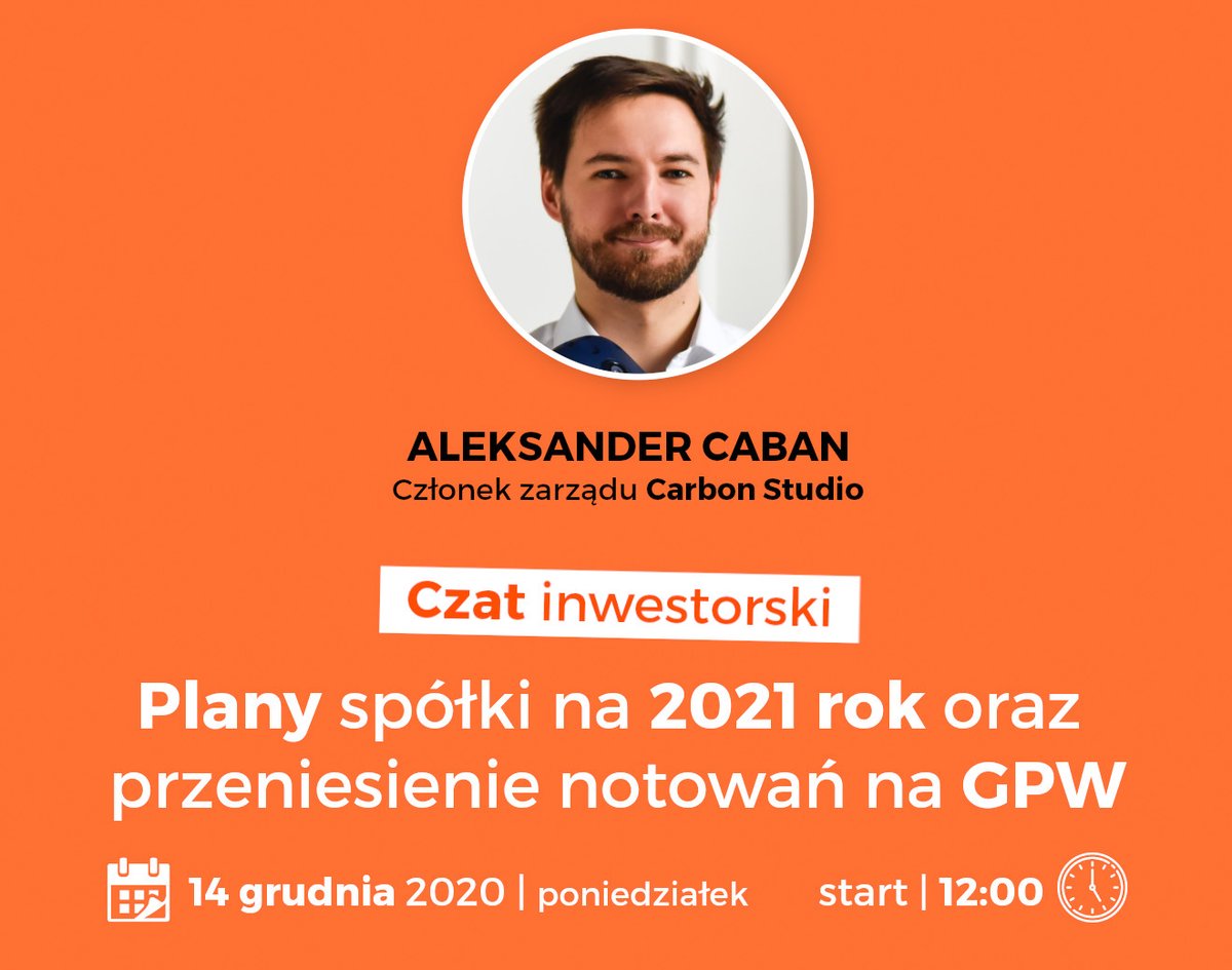 InvestorDayPL's tweet photo. 📣💬 Dzisiaj o godz. 12:00 rozpoczynamy czat inwestorski z Aleksandrem Cabanem (@cabanowski). 🗓⏰

✅ Serdecznie zapraszamy do wzięcia udziału oraz zadawania pytań! 👉 https://t.co/UUWrFVkKe3 https://t.co/MGwnNOftZZ