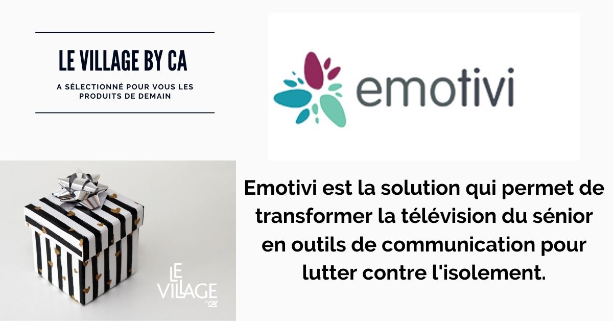 🎁 1 JOUR – 1 STARTUP – 1 CADEAU
Découvrez EMOTIVI
Leur solution : transformer la télévision en outil de communication
Visitez 👉 emotivi.fr et sur notre page
levillagebyca.com/fr/marchedenoel 🎄