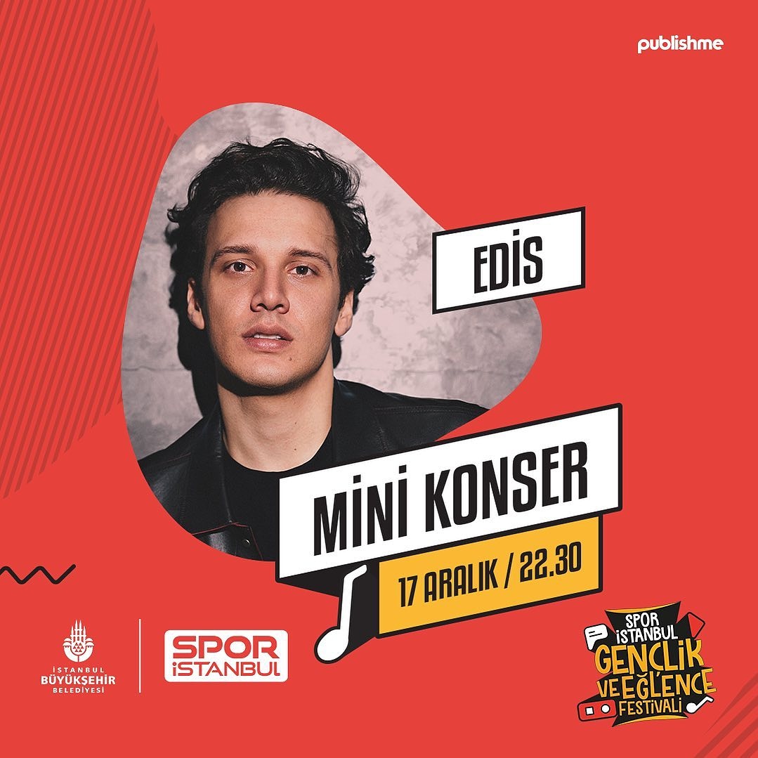 edisclub_'s tweet photo. Edis İstanbul Gençlik ve Eğlence Festivali'nde, sen neredesin? Mini konser, Spor İstanbul sosyal medya hesaplarında canlı yayında🌟 @edisgorgulu https://t.co/0LiH1eyZWx