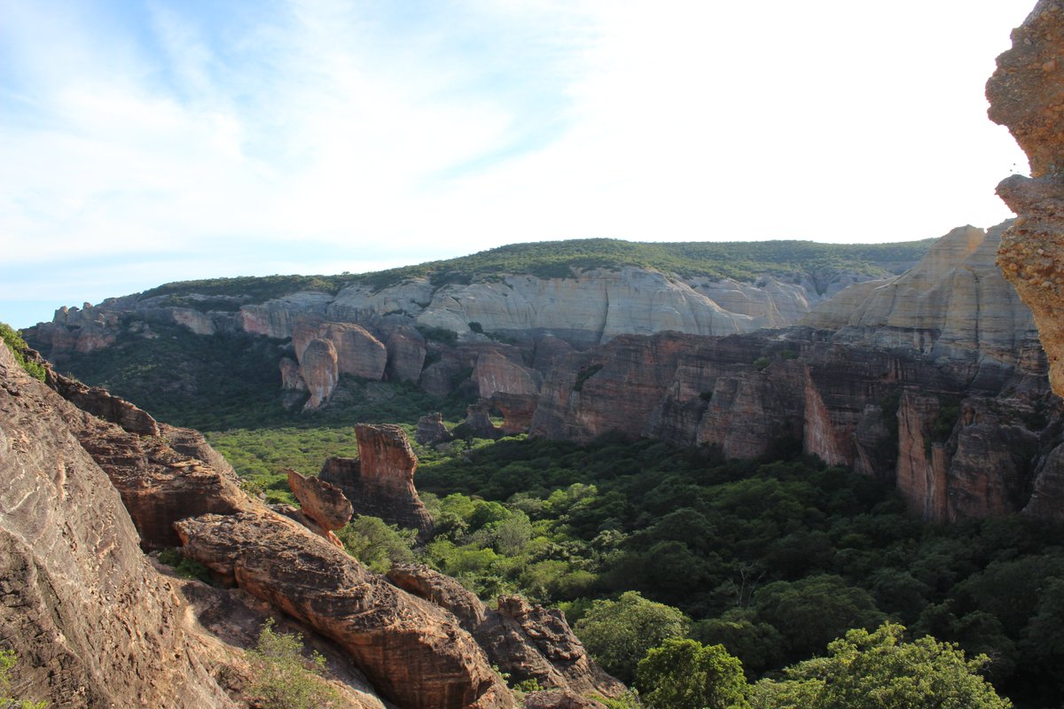 Serra da Capivara uno de los parques naturales más impresionantes de Brasil, catalogado como Patrimonio de la Humanidad. Aquí es posible visitar yacimientos arqueológicos con sorprendentes pinturas rupestres.