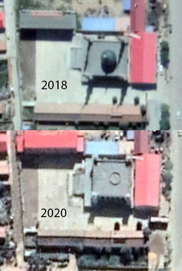 Now let's look at 16 mosques more generally in Tongxin, a city that Jerry uses as an exemplar to prove 'religious freedom'. The first one here had its dome removed in 2019 and was entirely demolished between June 2020 and October 2020.