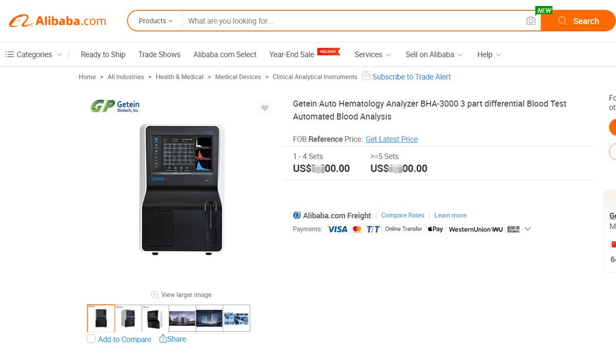 Click the link to know our BHA-3000 Automatic #Hematology Analyzer on Alibaba👇 alibaba.com/product-detail…