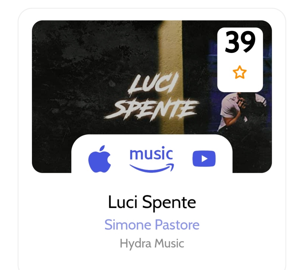 SoundwaveTribe's tweet photo. CLASSIFICA INDIE: entra in top 50 il #newsingle di @SimonePastoreSP ‼️
#simonepastore
https://t.co/ci2bNtmCnq https://t.co/mnyedTDh1D