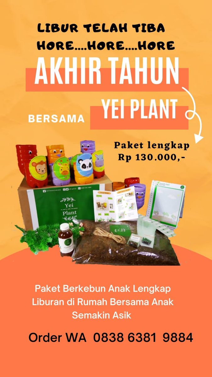 sahl_group's tweet photo. Yang lagi berburu PROMO AKHIR TAHUN, Yei Plant juga punya loh ini Guysss 🤩🤩🤩

Promo Liburan Akhir Tahun Yei Plant - Plants are Friends 👇 https://t.co/NDPMiRJrky