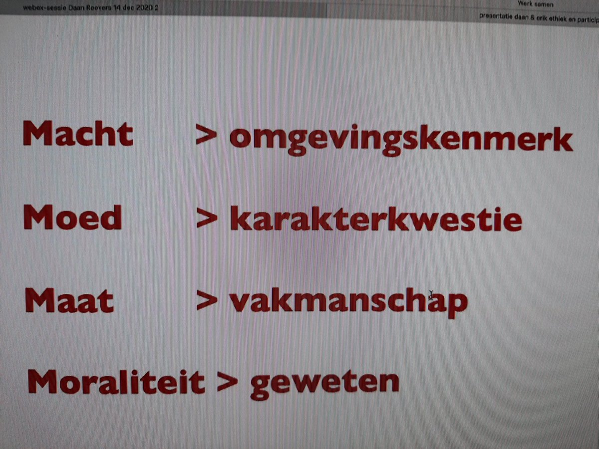 JeroenHaan1's tweet photo. In reflectiesessie gesprek over '#Ethiek en #participatie' met #ErikPool van directie participatie @MinIenW & @daanroovers #DenkerDesVaderlands over o.a. stuurmanskunst moreel kompas en het goede midden.
'Politiek is het actief betrokken zijn van burgers in de samenleving' https://t.co/HuhhG1ihJs