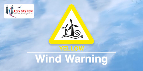 corkcitycouncil's tweet photo. Met Eireann has released a Status Yellow Wind Warning for Cork. Please check https://t.co/gDnM02bsDC for latest info. https://t.co/crx5LFgPUB