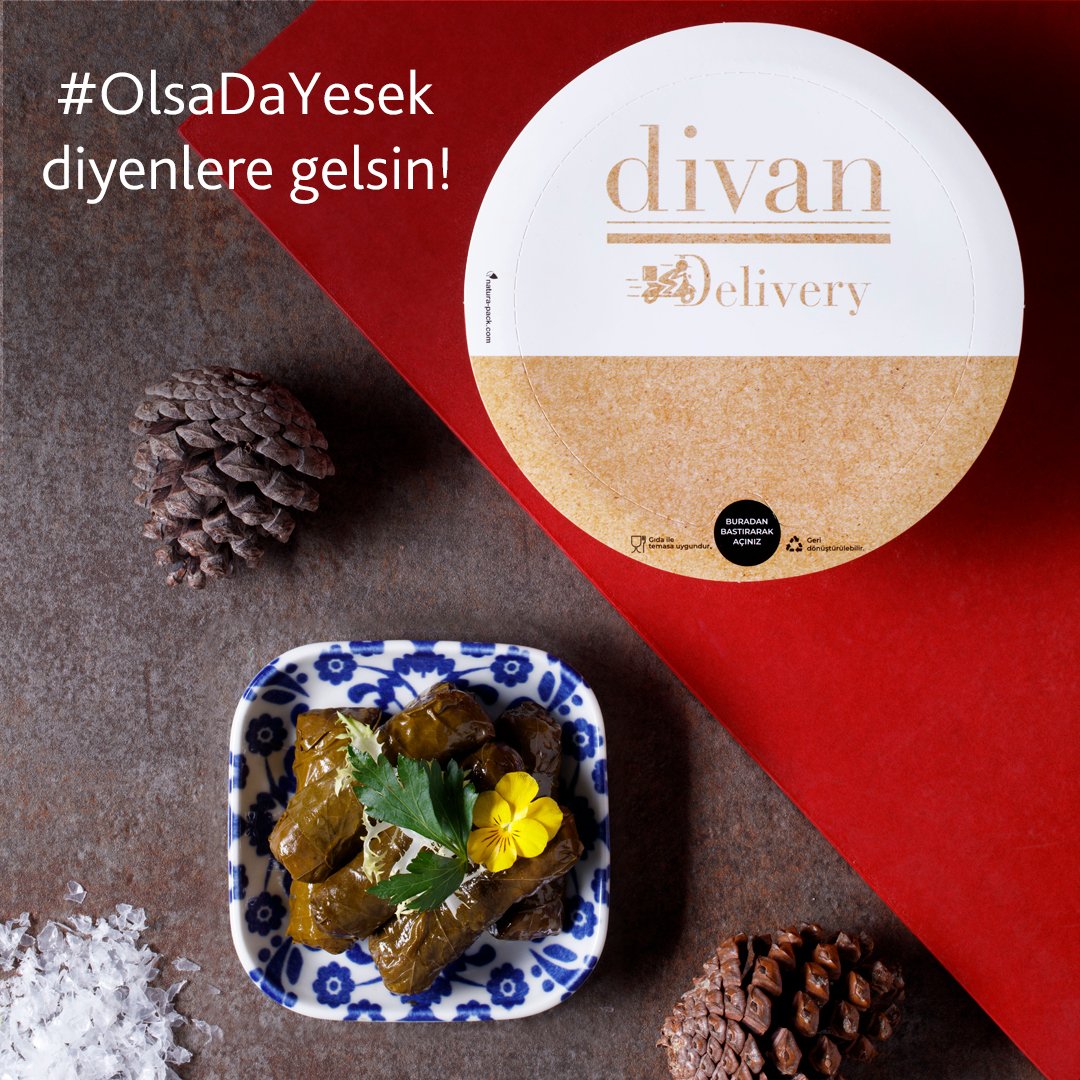 DivanRestoran's tweet photo. Ofisteki öğle yemeği molaları bitmiş olabilir ancak bu öğle tatillerinin vazgeçilmesi, leziz mi leziz mezeleri yemenize engel değil. Divan mezeleri Aralık ayı boyunca Divan Delivery’de! https://t.co/N5qW11YzRr