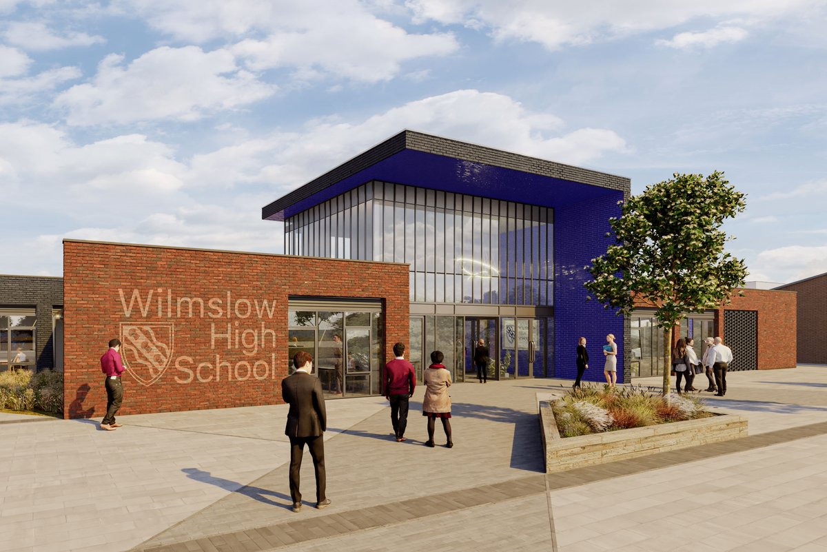 Planning Approval has been granted by Cheshire East Council for our expansion proposals for Wilmslow High School. Its been a team effort to get this over the line, working with <a href="/CheshireEast/">Cheshire East Council</a> <a href="/Sutcliffe_1985/">Sutcliffe</a> <a href="/RSKGroup/">RSK</a> <a href="/tpmlandscapeltd/">TPM Landscape</a>  <a href="/AECOM/">AECOM</a>