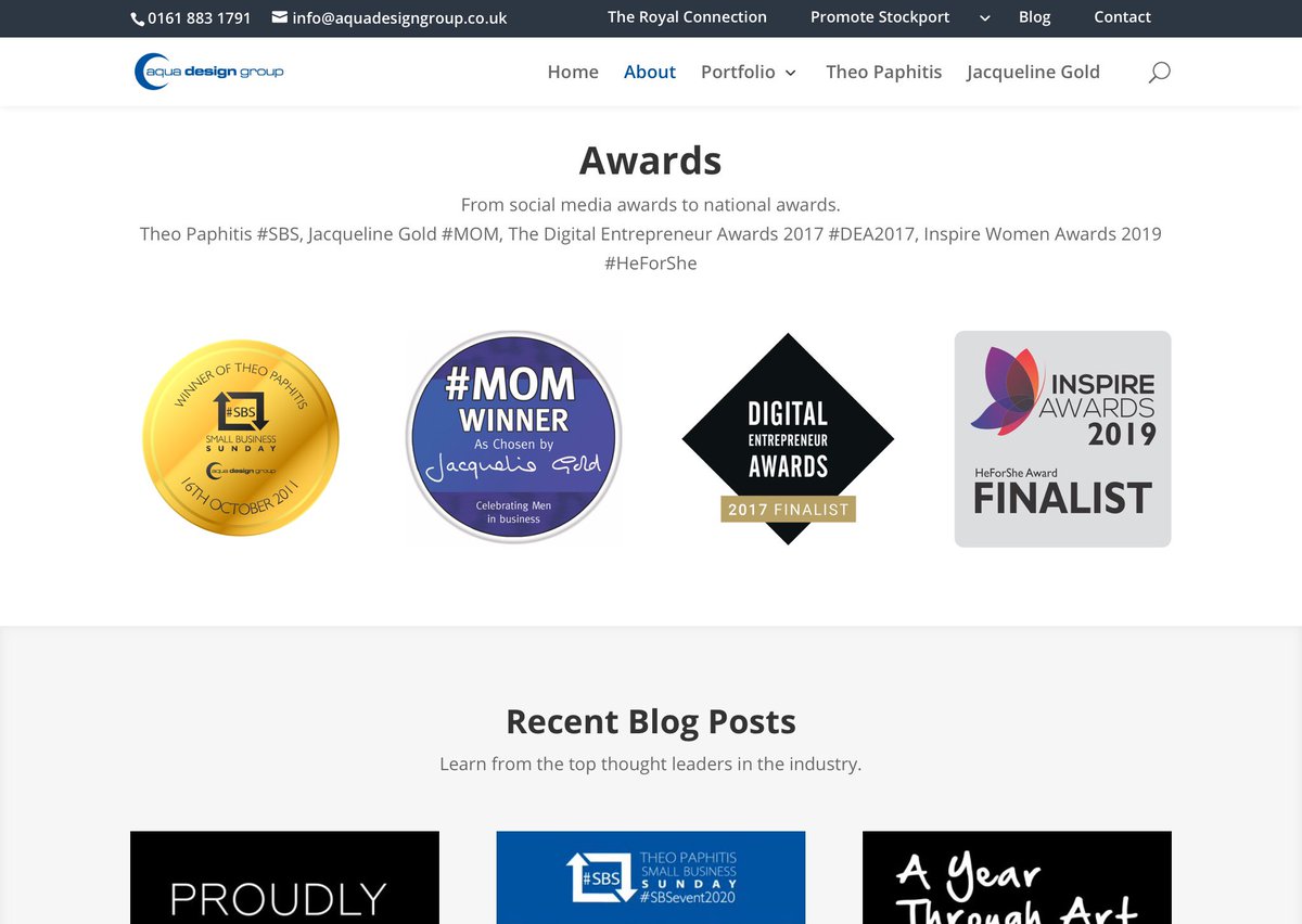 ADG_Moore's tweet photo. This is my ‘Wall of Fame’ on https://t.co/V1JhelpSaY showing off my @TheoPaphitis #SBS win, @Jacqueline_Gold #MOM win, @UKDEA #DEA2017 shortlist and @SheInsprAwrds #HeForShe 2019 shortlist 😊 #Stockport https://t.co/2NCQEs1Gz9